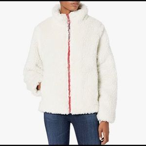 Tommy Hilfiger white Sherpa jacket never worn